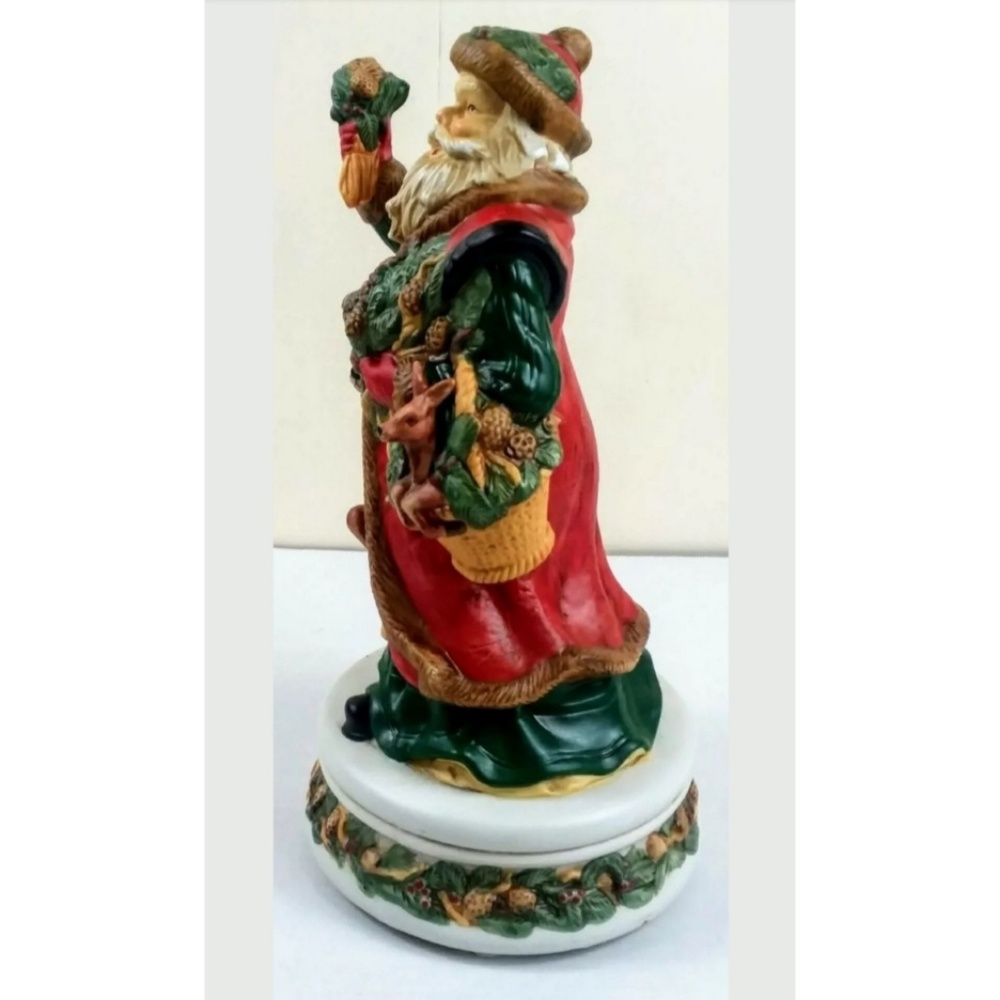 Musical Santa House Of Lloyd Woodland Nicholas EUC - Picture 6 of 7
